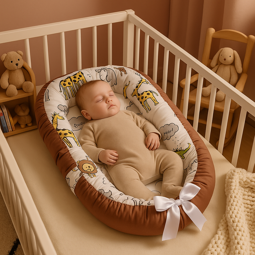 Reducteur-de-lit-bebe-girafe