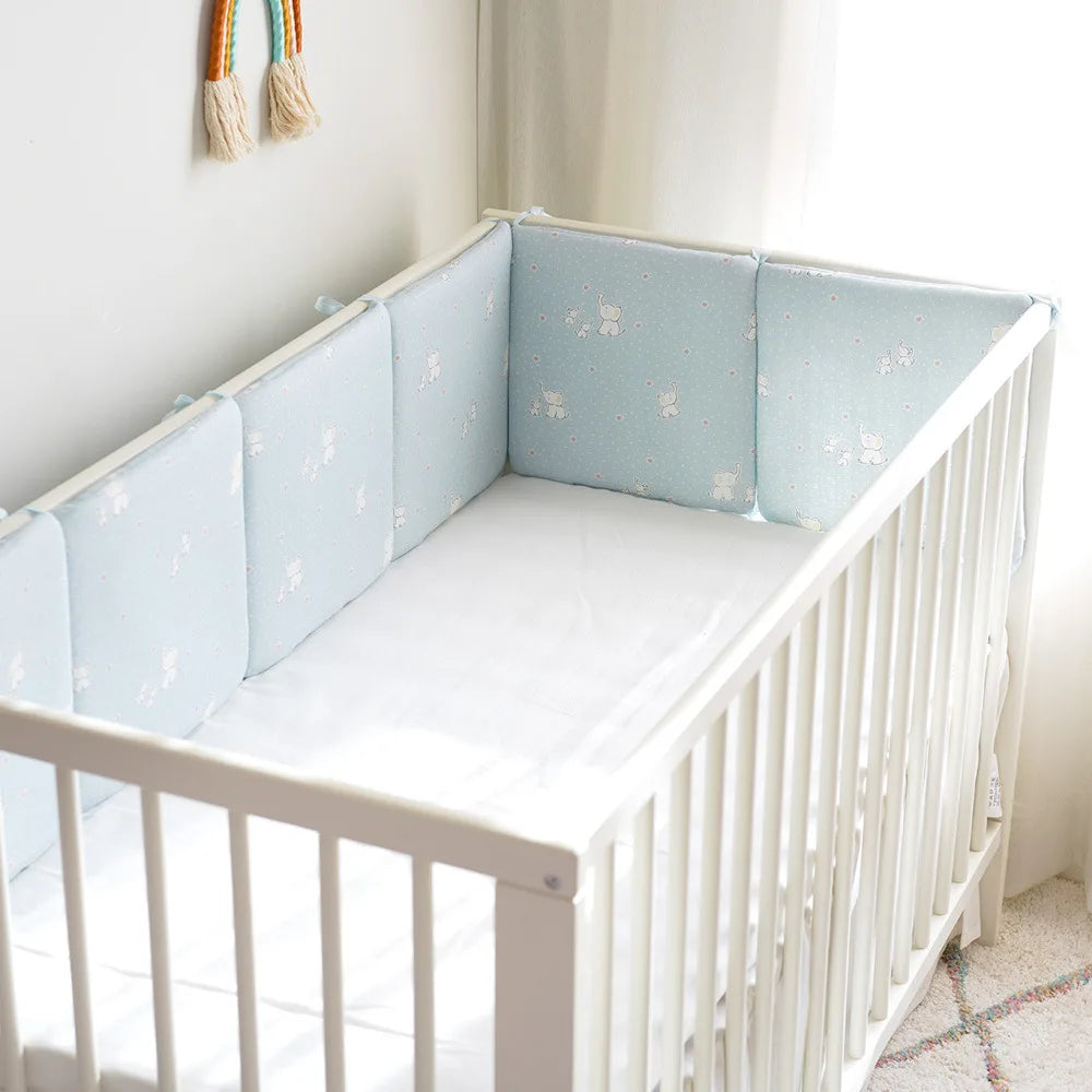 Pare-chocs anti-collision lavable pour lit de bébé, garde-corps de lit pour nouveau-né, sécurité, R64.6 pièces