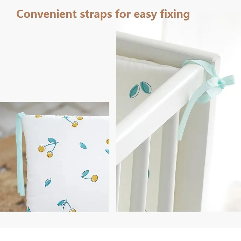 Pare-chocs anti-collision lavable pour lit de bébé, garde-corps de lit pour nouveau-né, sécurité, R64.6 pièces