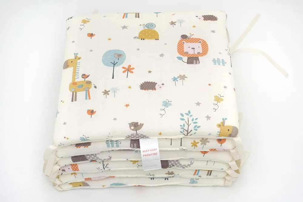 Pare-chocs anti-collision lavable pour lit de bébé, garde-corps de lit pour nouveau-né, sécurité, R64.6 pièces