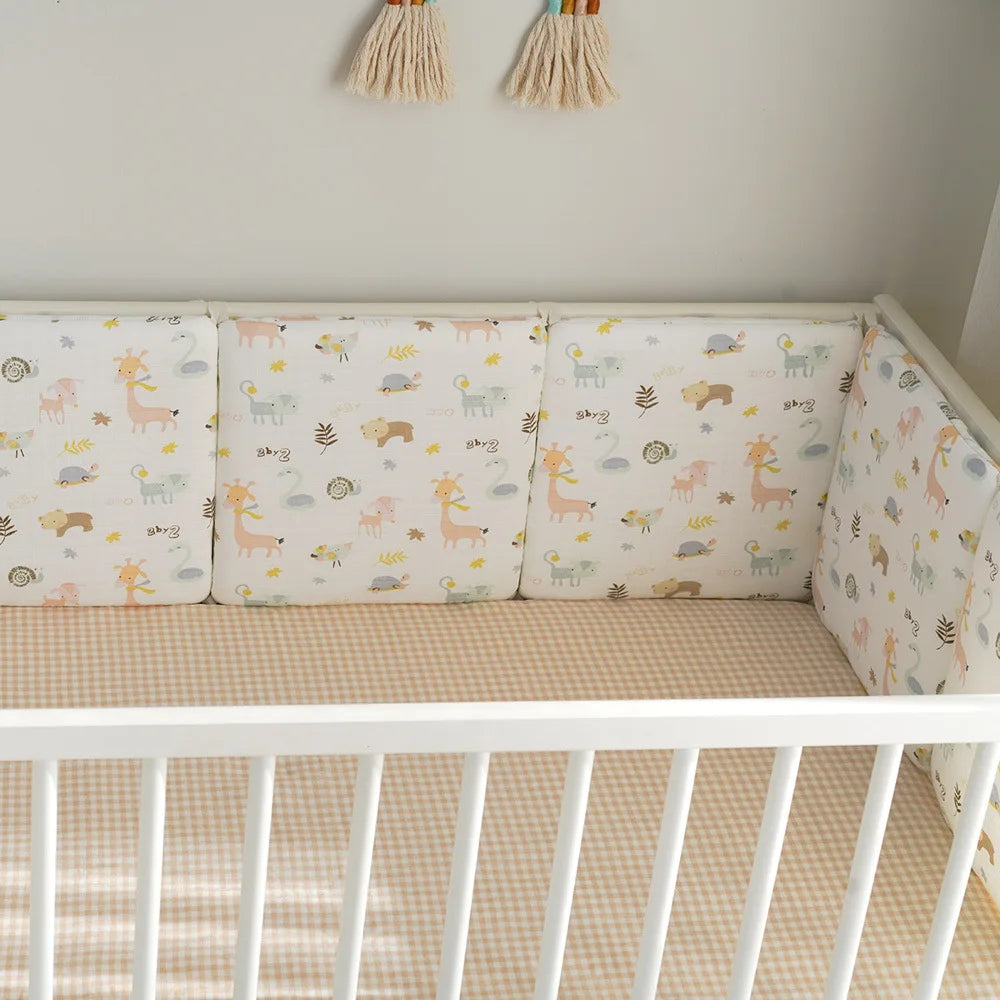 Pare-chocs anti-collision lavable pour lit de bébé, garde-corps de lit pour nouveau-né, sécurité, R64.6 pièces