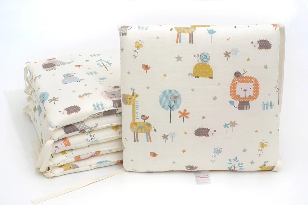 Pare-chocs anti-collision lavable pour lit de bébé, garde-corps de lit pour nouveau-né, sécurité, R64.6 pièces