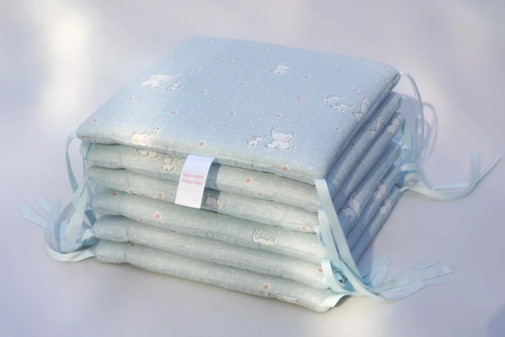 Pare-chocs anti-collision lavable pour lit de bébé, garde-corps de lit pour nouveau-né, sécurité, R64.6 pièces