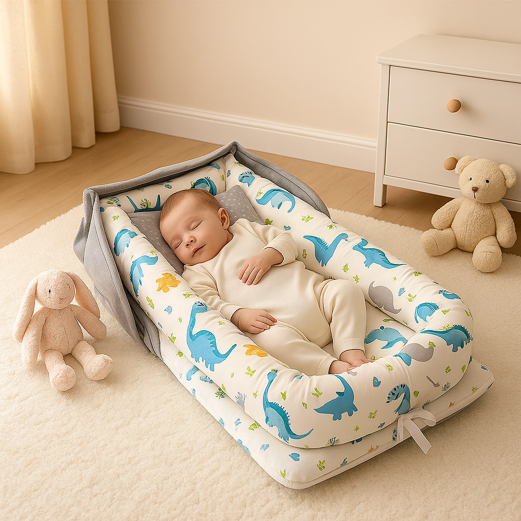 reducteur-de-lit-pour-bebe-dinosaure