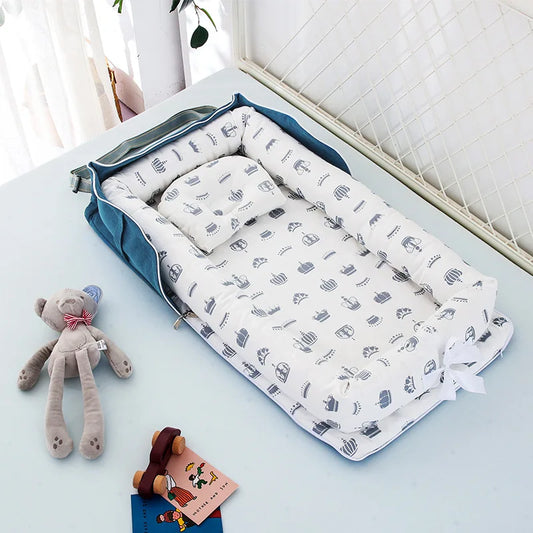 Nid de bébé réglable pour dormir, chaise longue en coton respirant pour nouveau-né, berceau Portable pour nourrissons