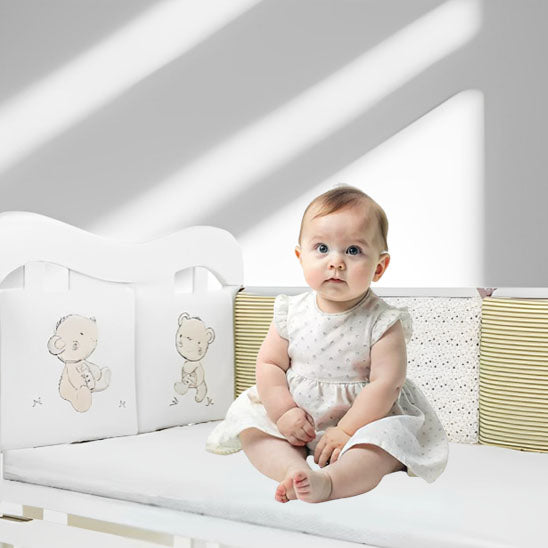 Tour de lit bebe couleur neutre